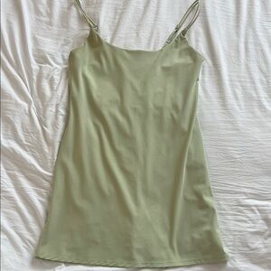 Traveler mini dress - light green